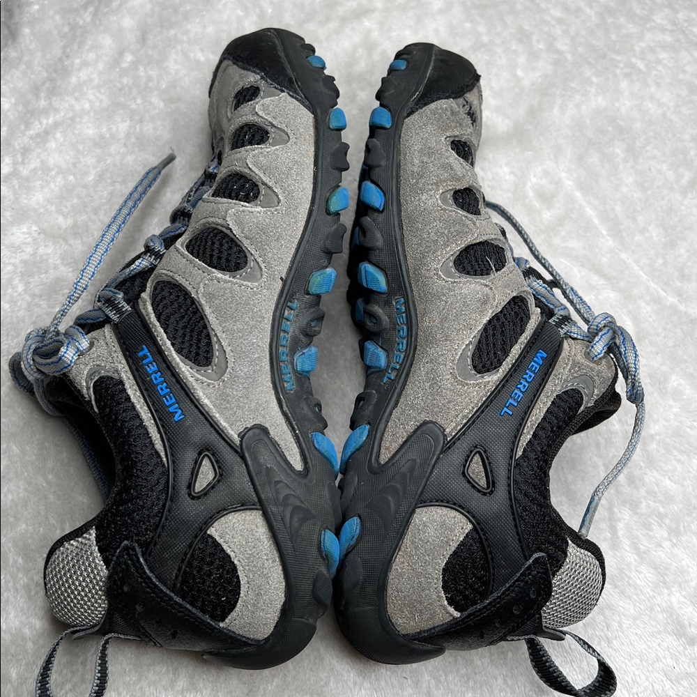 MERRELL 7 Unisex Suede Trail Running Pathfinder Hiking Comfy Shoes - Picture 11 of 11